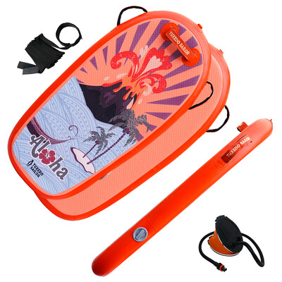 Aufblasbares Paddleboard-Bodyboard für Kinder - Orange Farben