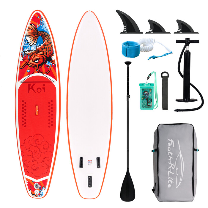 Aufblasbares Surf-Paddleboard 11' - Sup Koi Orange Farben