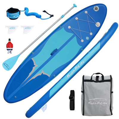 Aufblasbares Surf-Paddle-Board 11' - Blau