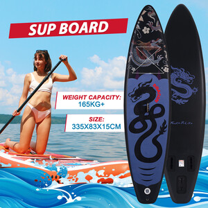 Aufblasbares Surf-Paddleboard 11' - Schwarzer Drache