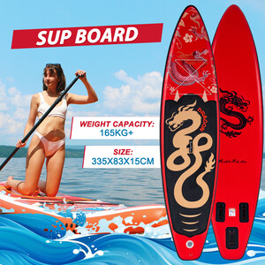 Aufblasbares Surf-Paddleboard 11' - Roter Drache